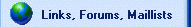 Links, forums, mailing lists
